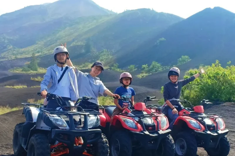 Mount Batur Volcano Black Lava ATV Quad Bike Tour ( Single )