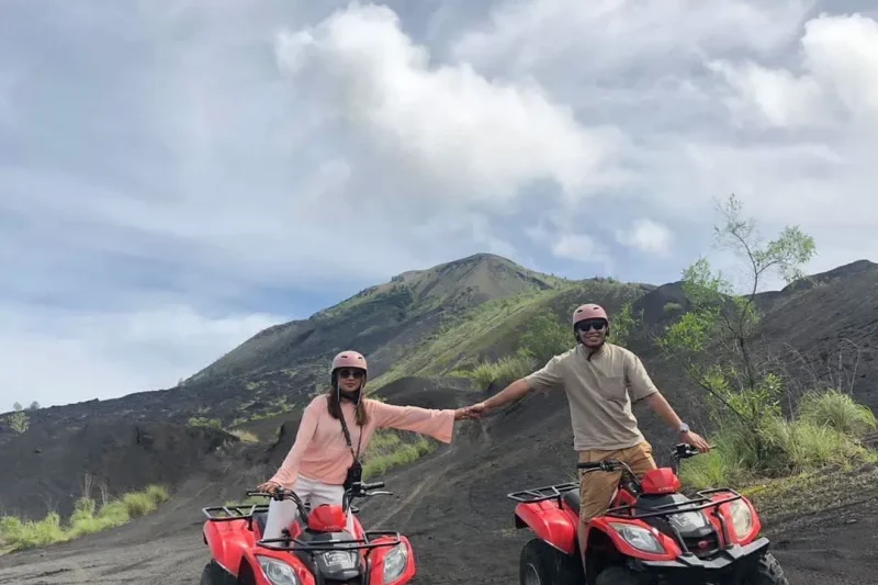Mount Batur Volcano Black Lava ATV Quad Bike Tour  (Tandem Ride)