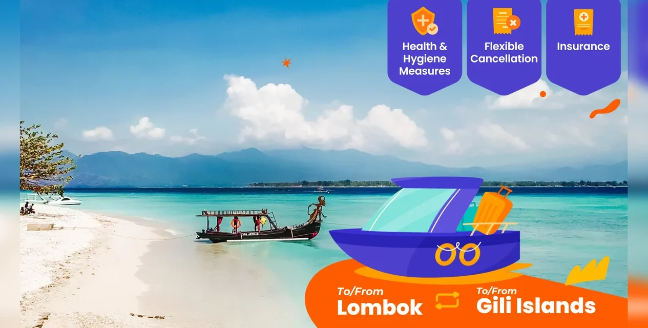 Fast Boat Ticket Between Lombok and Gili (Gili – Kecinan Beach Harbour)